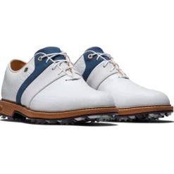 Chaussures avec crampons Footjoy Premiere Series Packard LX White Navy White