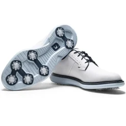 Chaussures avec crampons Footjoy Traditions Blucher White Navy Blue