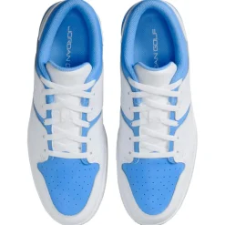 Chaussures avec crampons Nike Jordan Nu Retro 1 G White University Blue