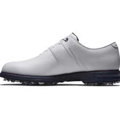 Chaussures avec crampons Footjoy Premiere Series The Packard White Navy Pink