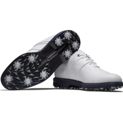 Chaussures avec crampons Footjoy Premiere Series The Packard White Navy Pink