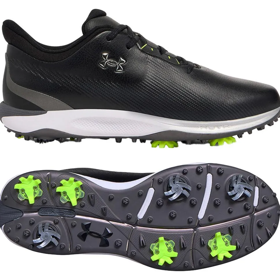 Chaussures avec crampons Under Armour Drive Fade Black Black Metallic Silver