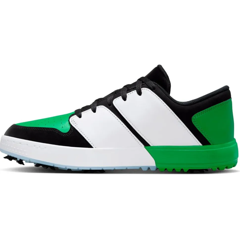 Chaussures avec crampons Nike Jordan Nu Retro 1 G Black Lucky Green