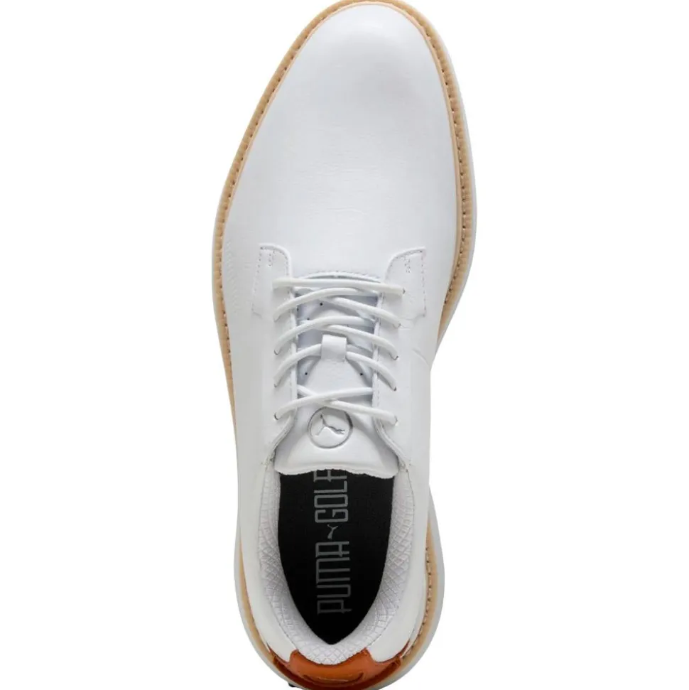 Chaussures avec crampons Puma Golf Royale Blanc Marron