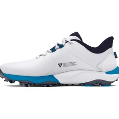 Chaussures avec crampons Under Armour Drive Pro Wide White Capri Midnight Navy