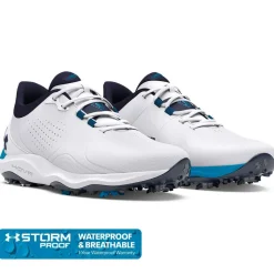 Chaussures avec crampons Under Armour Drive Pro Wide White Capri Midnight Navy