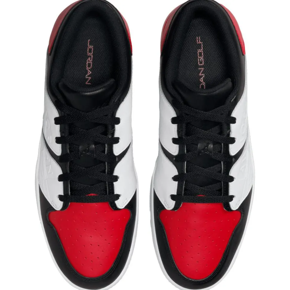 Chaussures avec crampons Nike Jordan Nu Retro 1 G Black White University Red Blue