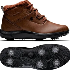 Chaussures avec crampons Footjoy Women's Stormwalker Brown