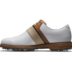 Chaussures avec crampons Footjoy Premiere Series Packard LX White Blue Brown