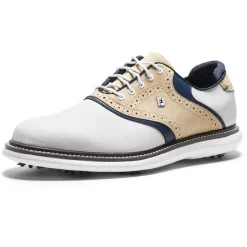 Chaussures avec crampons Footjoy Traditions White Tan Navy