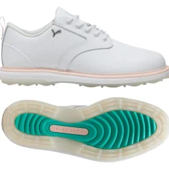 Chaussures sans crampons Puma Golf Avant 2 White Island Pink