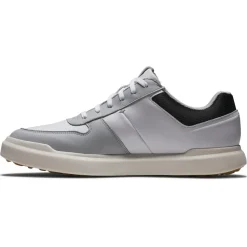 Chaussures sans crampons Footjoy Contour Casual White Grey Black