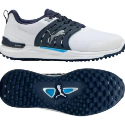 Chaussures sans crampons Puma Golf Ignite Elevate 2 White Deep Navy