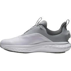 Chaussures sans crampons Footjoy Quantum BOA White Grey Charcoal