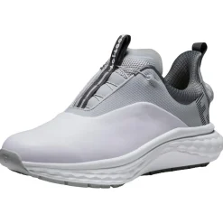 Chaussures sans crampons Footjoy Quantum BOA White Grey Charcoal