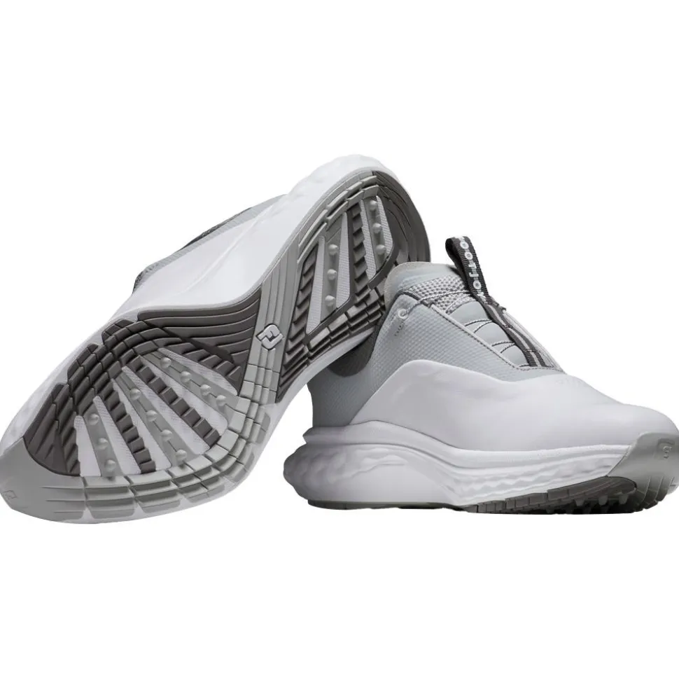 Chaussures sans crampons Footjoy Quantum BOA White Grey Charcoal