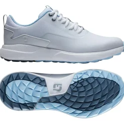 Chaussures sans crampons Footjoy Performa Women White Grey Blue