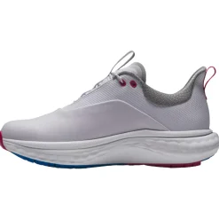 Chaussures sans crampons Footjoy Quantum Women White Blue Pink
