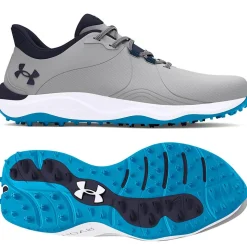 Chaussures sans crampons Under Armour Drive Pro Sl Wide Mod Gray Capri Midnight Navy