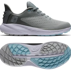 Chaussures sans crampons Footjoy Women's Flex XP Grey Blue White