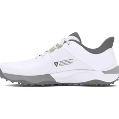 Chaussures sans crampons Under Armour Drive Pro Sl Wide White White Metallic Gun Metal