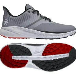 Chaussures sans crampons Footjoy Flex Grey Navy Red