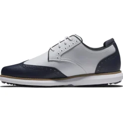 Chaussures sans crampons Footjoy Women's Traditions Spikeless White Navy White