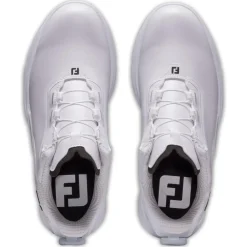 Chaussures sans crampons Footjoy Women's Fuel BOA White Black Grey