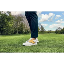 Chaussures sans crampons Ecco M Golf S-Casual White