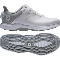 Chaussures sans crampons Footjoy Prolite Boa Women White White Grey