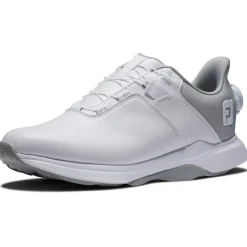 Chaussures sans crampons Footjoy Prolite Boa Women White White Grey