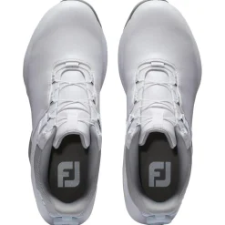 Chaussures sans crampons Footjoy Prolite Boa Women White White Grey