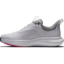 Chaussures sans crampons Footjoy Quantum White Blue Pink