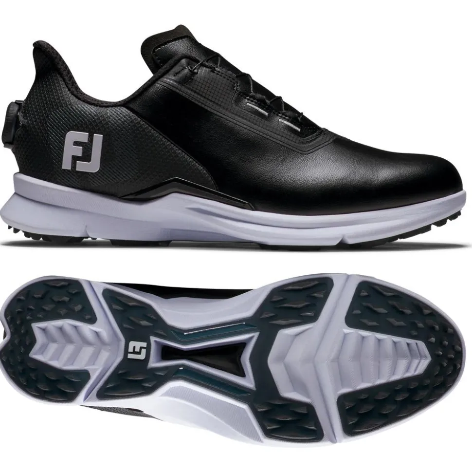 Chaussures sans crampons Footjoy Fuel BOA Black Black White