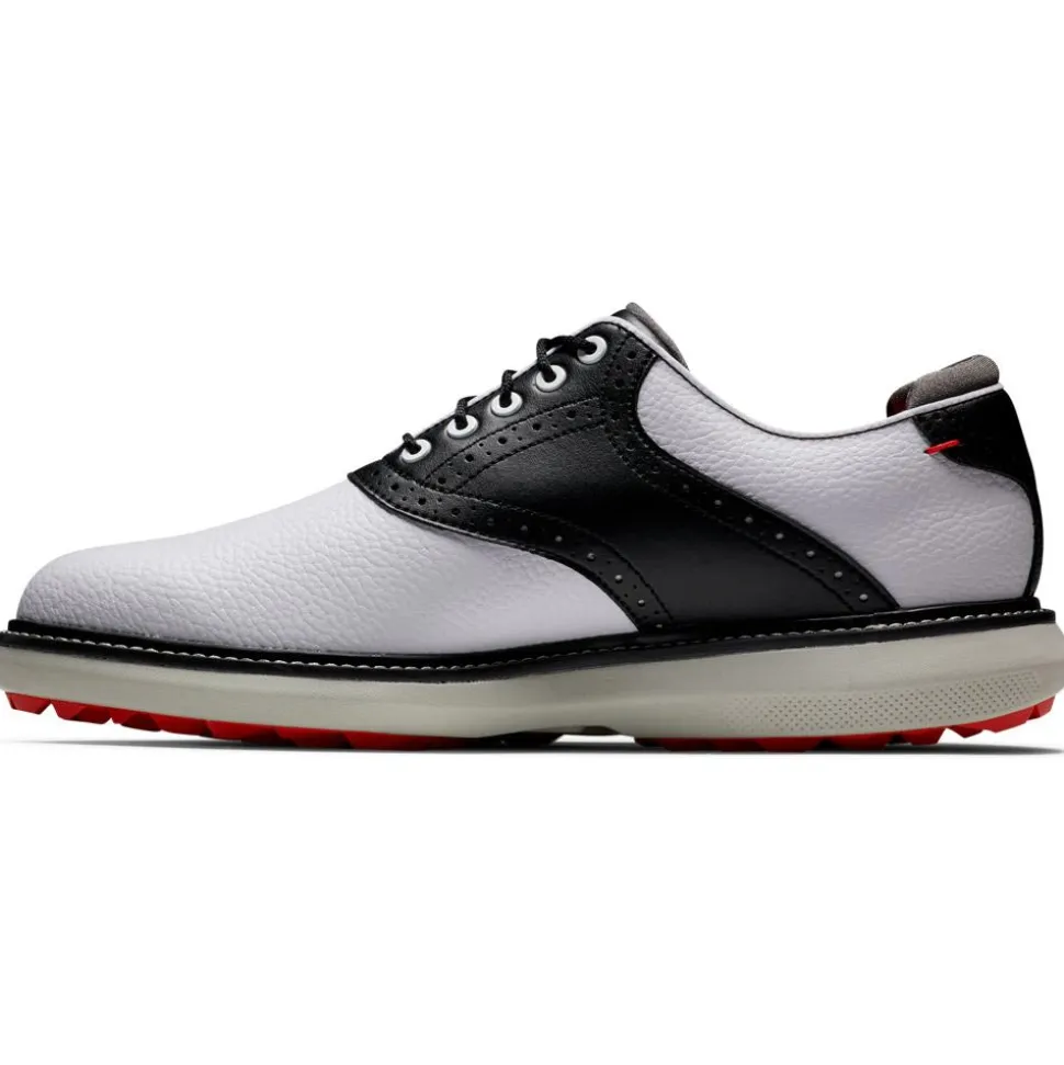 Chaussures sans crampons Footjoy Traditions Spikeless White Black