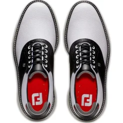 Chaussures sans crampons Footjoy Traditions Spikeless White Black