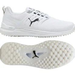 Chaussures sans crampons Puma Golf Ignite Elevate 2 White Black Silver