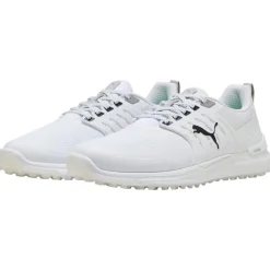 Chaussures sans crampons Puma Golf Ignite Elevate 2 White Black Silver