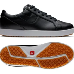 Chaussures sans crampons Footjoy Links Black White