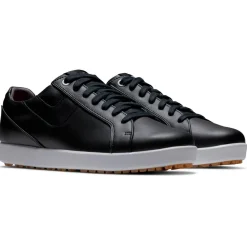 Chaussures sans crampons Footjoy Links Black White