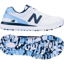 Chaussures sans crampons New Balance Women's 574 Greens V2 White Blue