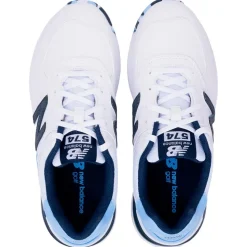 Chaussures sans crampons New Balance Women's 574 Greens V2 White Blue