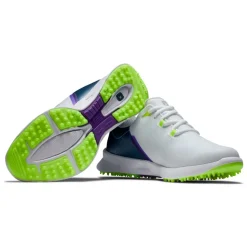 Chaussures sans crampons Footjoy Fuel Sport Women White Navy