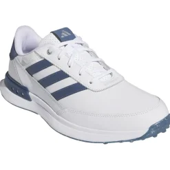 Chaussures sans crampons adidas S2G SL Leather 24 White Collegiate Navy Silver Metal