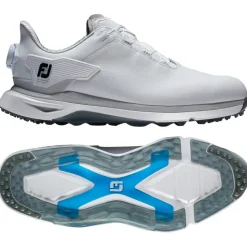 Chaussures sans crampons Footjoy Pro SLX Boa White Grey