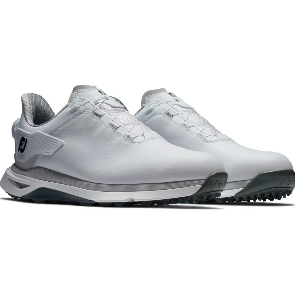 Chaussures sans crampons Footjoy Pro SLX Boa White Grey