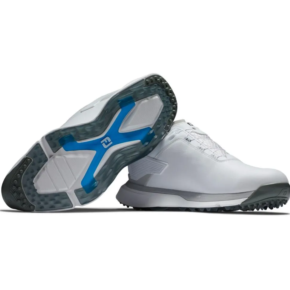 Chaussures sans crampons Footjoy Pro SLX Boa White Grey