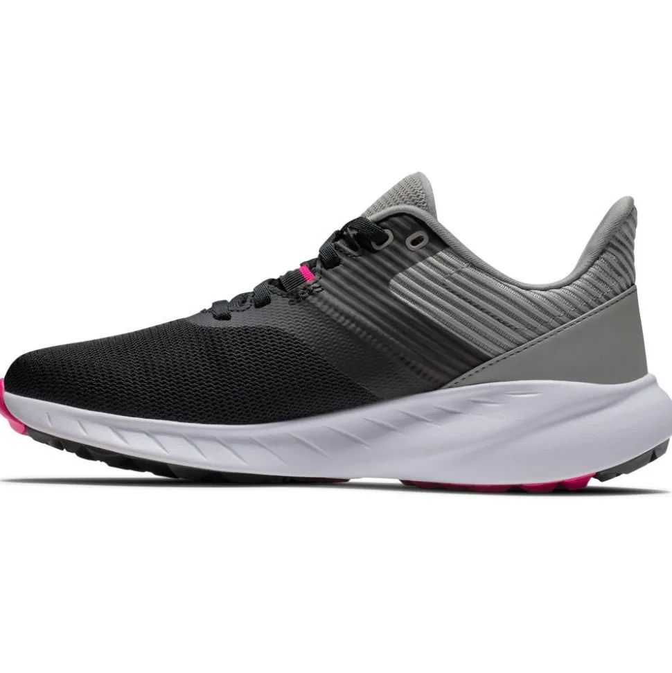 Chaussures sans crampons Footjoy Flex Women Black Grey White