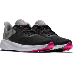 Chaussures sans crampons Footjoy Flex Women Black Grey White