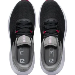 Chaussures sans crampons Footjoy Flex Women Black Grey White